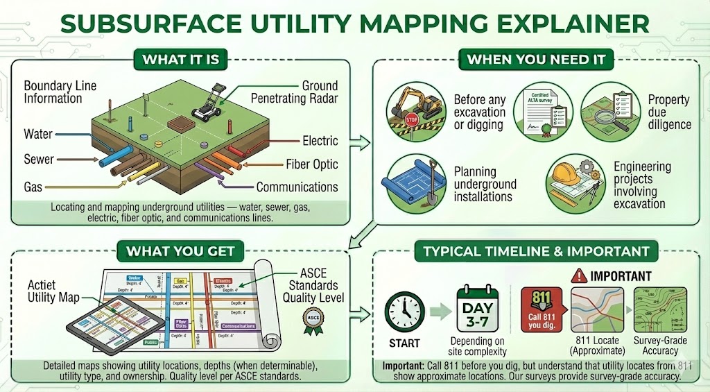 Subsurface Utility Mapping (SUM) Explainer Subsurface Utility Mapping (SUM) Explainer
